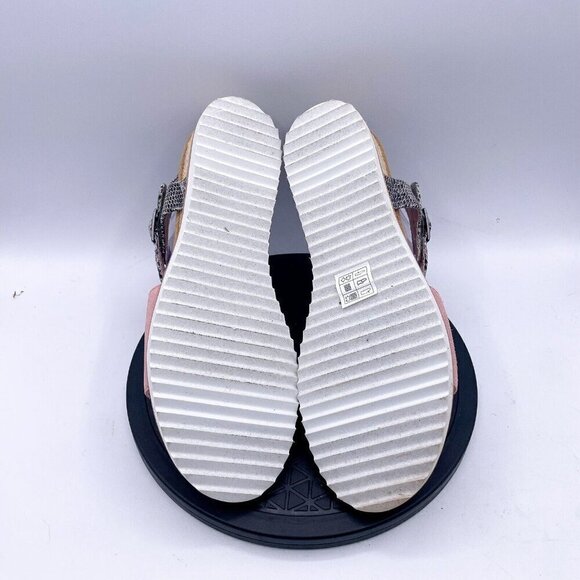 SKECHERS DESERT KISS CACTUS ROSE Womens Sandals Pink & Grey Size 8.5 - Picture 6 of 10